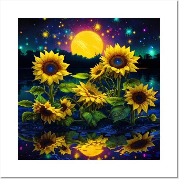 Sunflowers Glory Wall Art by SmartPufferFish